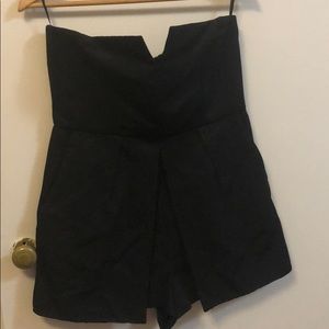 Top shop black romper skort